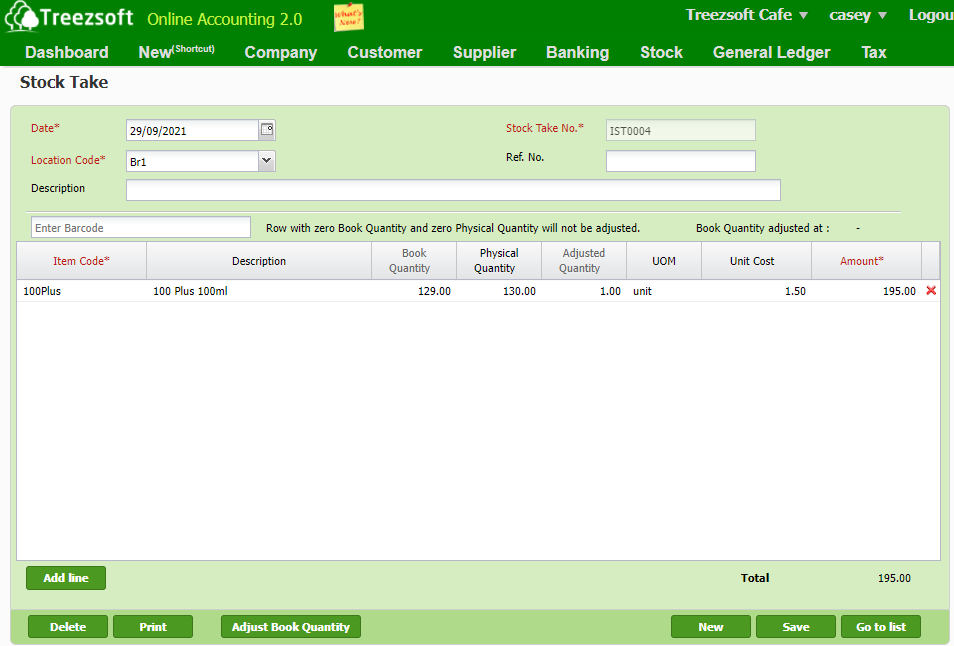 stock - How to upload physical worksheet for stock take? - Treezsoft Blog